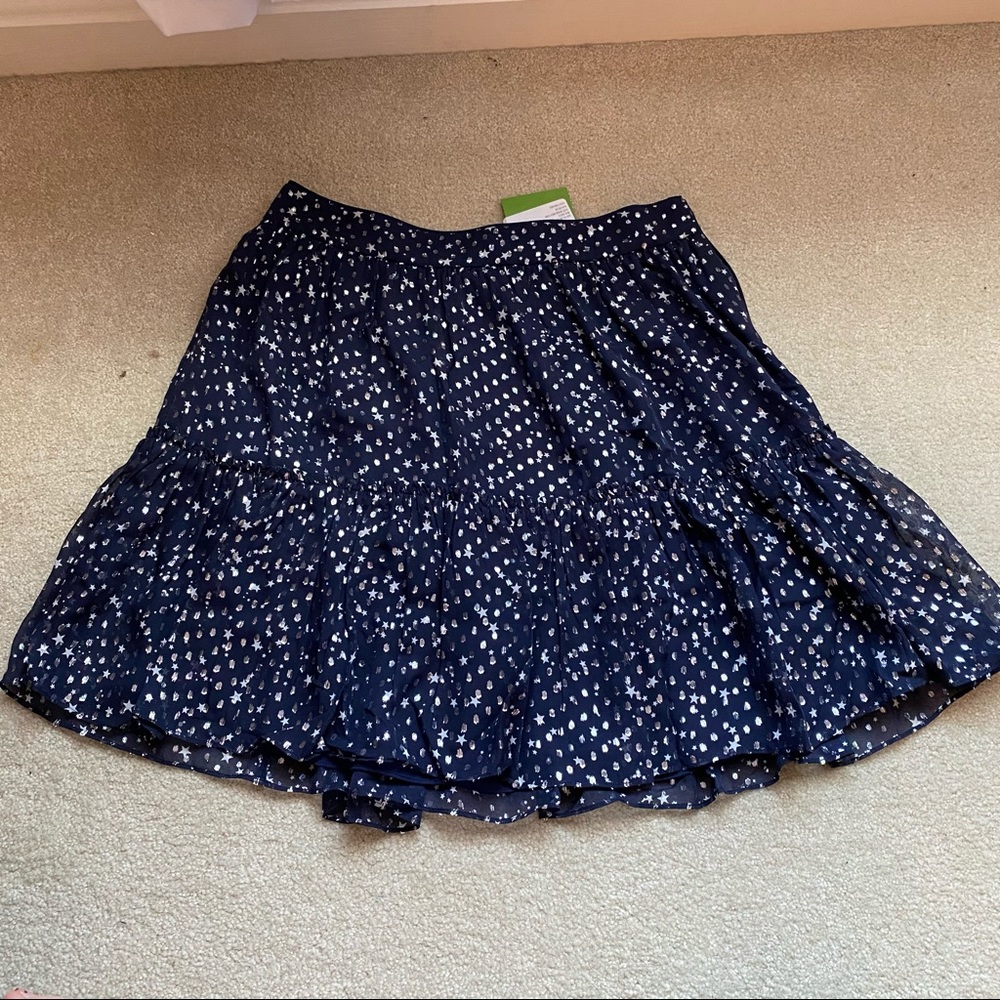 Kate Spade Metallic Sky Skirt